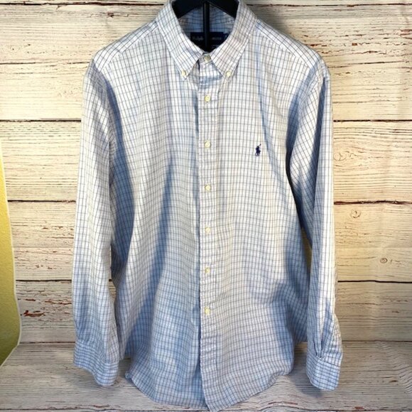 Ralph Lauren Blue Label Other - Ralph Lauren button down Shirt Men's 17.5" neck 34/35 classic cotton long sleeve